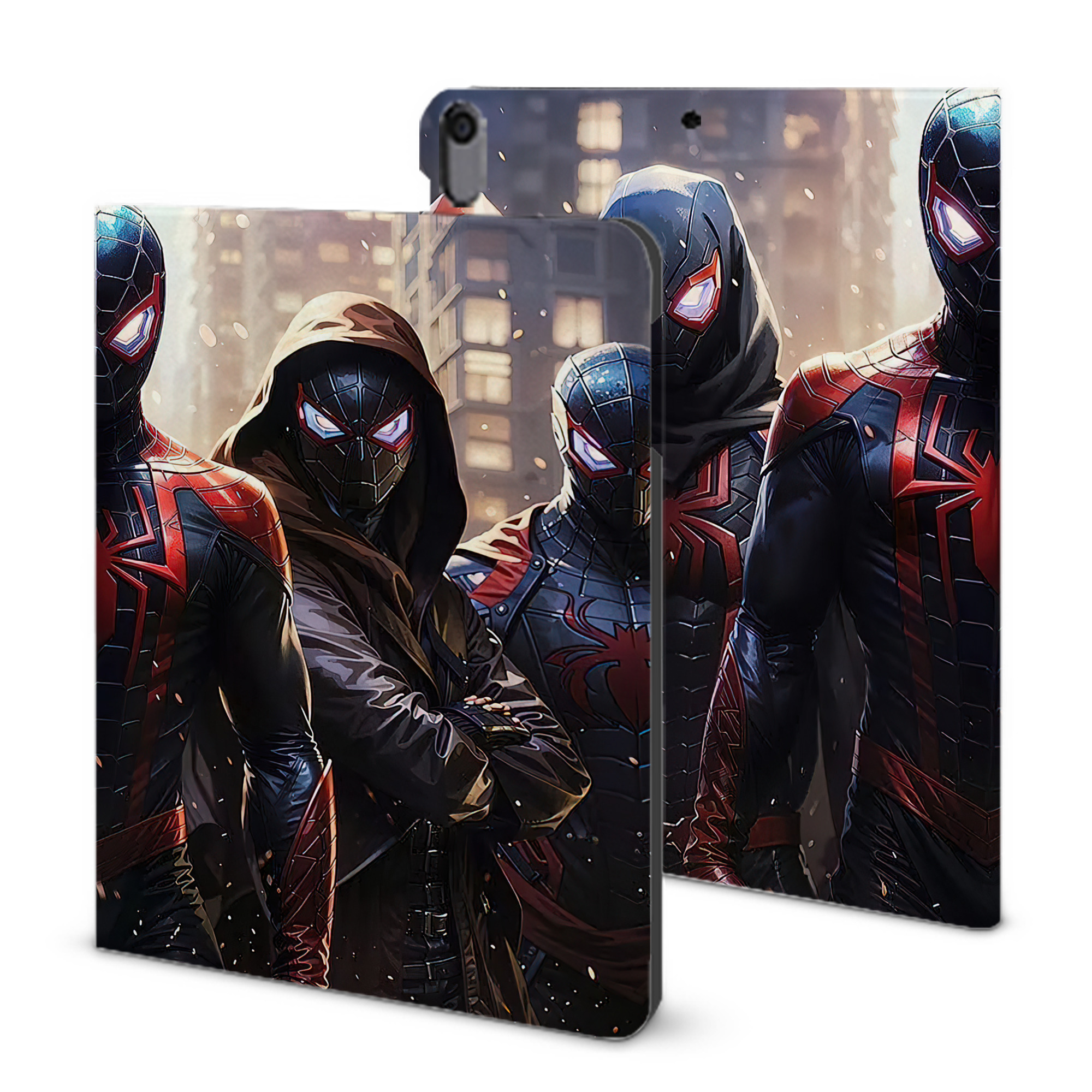 （画像用） アベンジャーズ The Avengers IPad ケース ブック型 PUレザー TPU 耐衝撃 軽量 薄型 ペン収納なし 全面保護 IPad 各モデル対応